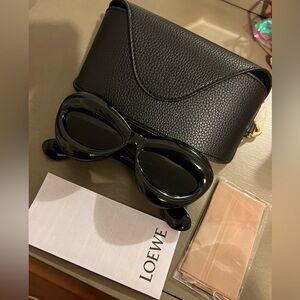 Black Loewe sunglasses.